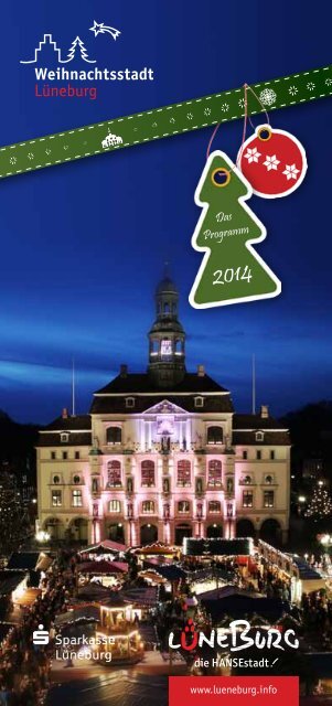 Weihnachtsstadt Lüneburg - Das Programm 2014