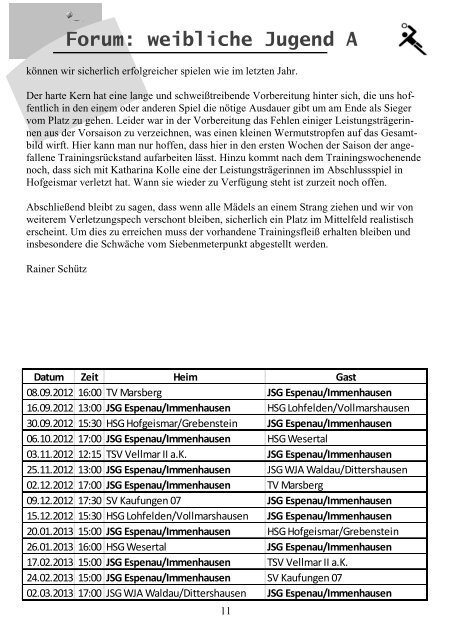 Hallenblatt 12-13.pub - TSV Immenhausen