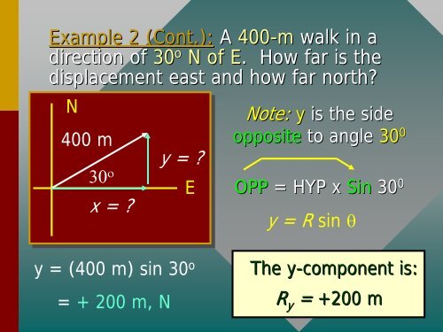 Chapter 3B -- Vectors