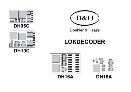 Lokdecoder DH05C, DH10C und DH16A - Doehler & Haass