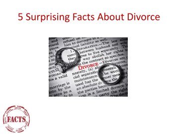 5 Surprising Facts About Divorce