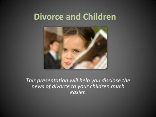 Divorce and Children