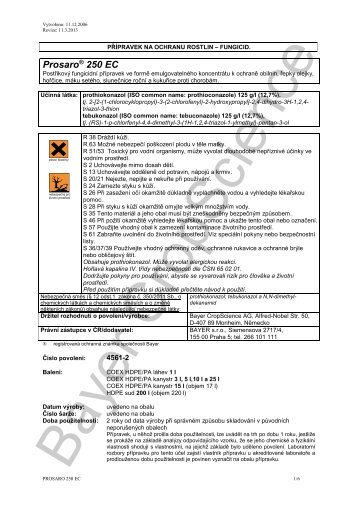 Prosaro 250 EC - Bayer CropScience