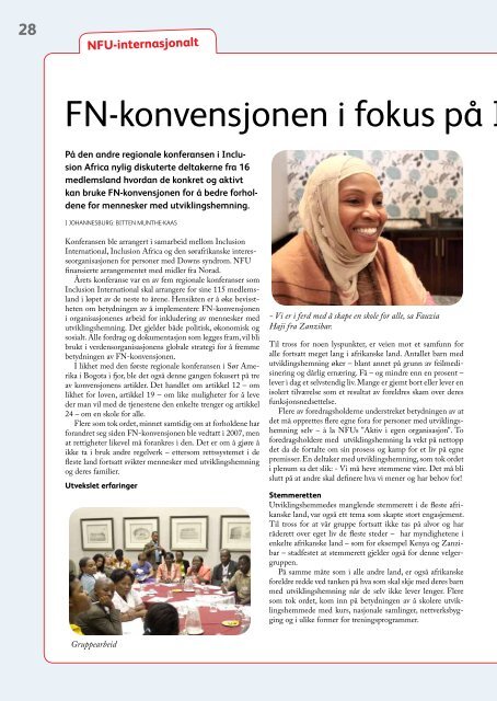 Her kan du lese Samfunn for alle nr. 2 2011 - NFU