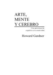 gardner - arte, mente y cerebro