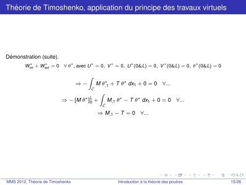 Introduction Ã  la thÃ©orie des poutres - mms2 - MINES ParisTech