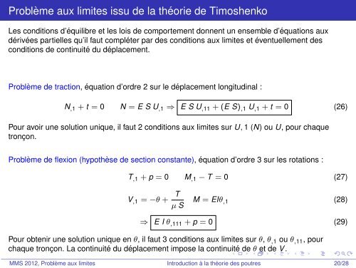 Introduction Ã  la thÃ©orie des poutres - mms2 - MINES ParisTech