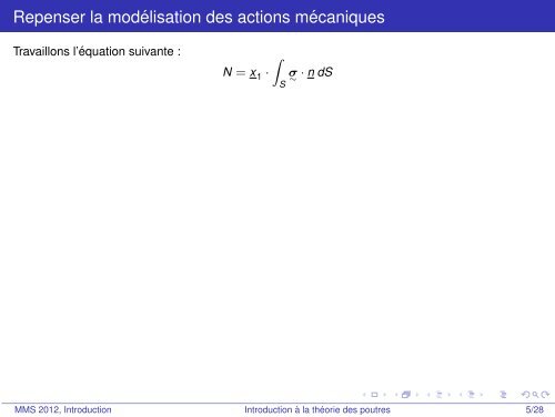 Introduction Ã  la thÃ©orie des poutres - mms2 - MINES ParisTech