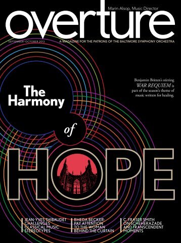 View the September-October 2013 issue of Overture (PDF)