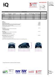 Cjenovnik i Osnovna oprema - AUTOPIJACA-NOVA VOZILA - AUTI.BA