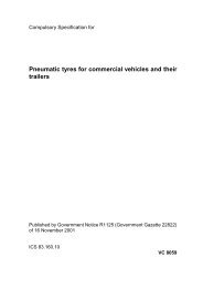 Pneumatic tyres for commercial vehicles and their trailers - Nrcs