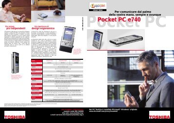 Pocket PC e740 - Toshiba