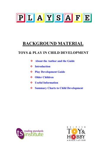 Toys & Play in Child Development - British Toy & Hobby Association