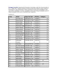 Srinagar June 04: Departmental Promotion Committee under the ...