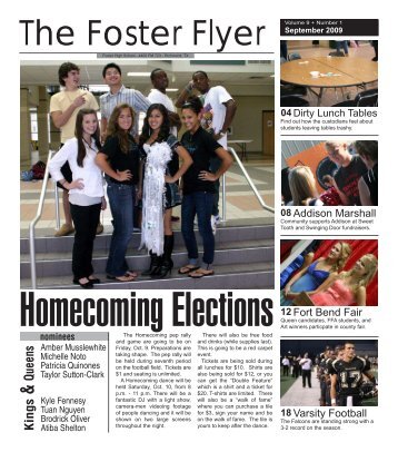 The Foster Flyer September 2009 - Lamar Consolidated ISD