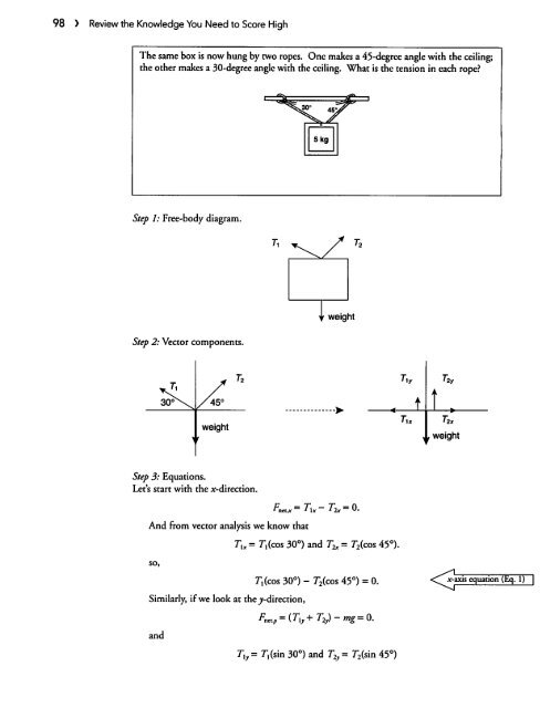 Free-Body Diagrams and Equilibrium