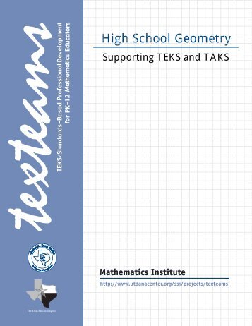 HS Blueprints with TEKS HS Blueprints with TEKS