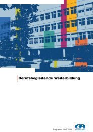 Berufsbegleitende Weiterbildung - Grundig Akademie