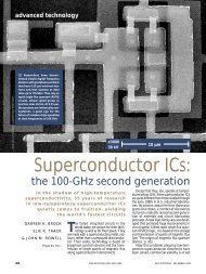 Superconductor ICs: - Hypres Inc.