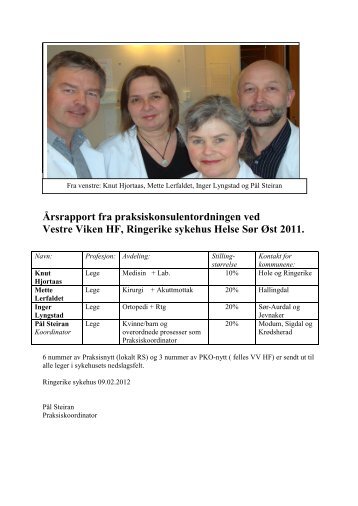 Ãrsrapport PKO 2011 - Vestre Viken HF