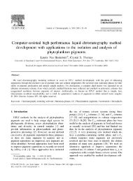 Computer-assisted high-performance liquid chromatography ...