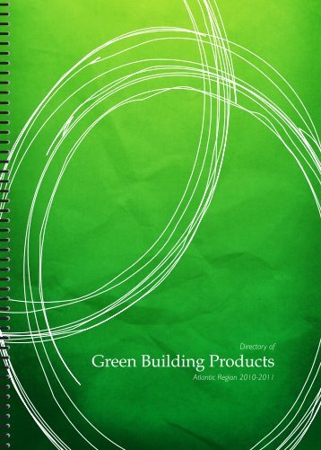 Directory of Green Building Products 2010-2011