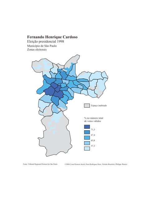 a geografia do voto nas eleições presidenciais do brasil