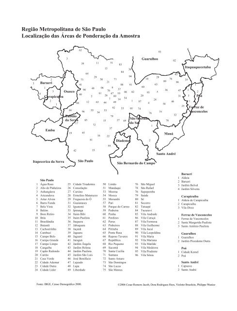 a geografia do voto nas eleições presidenciais do brasil