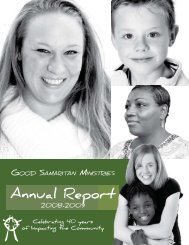 Annual Report - Good Samaritan Ministries