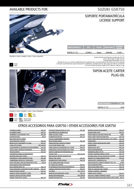 HI-TECH PARTS CATALOGUE 2013