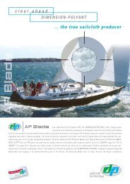 ... the true sailcloth producer - Dimension-Polyant GmbH