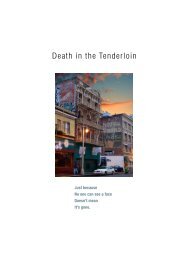 Death in the Tenderloin - San Francisco Study Center