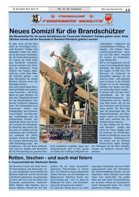 Beelitzer Nachrichten - November 2014