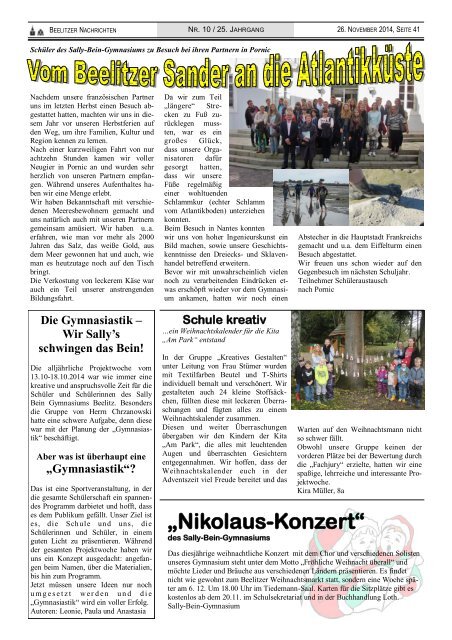 Beelitzer Nachrichten - November 2014