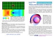 Theory and Simulation of Materials