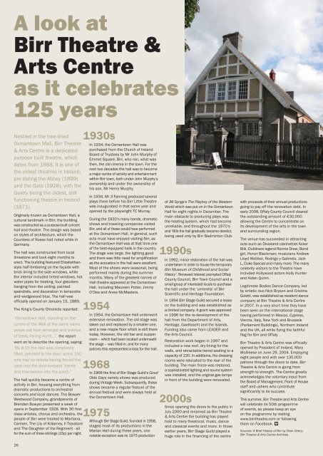 Midland Arts and Culture Magazine | SPRING 2013