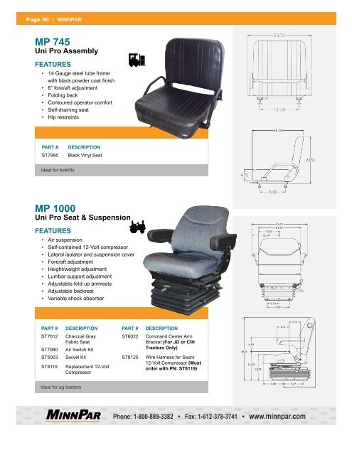 Download Seat Catalog - MinnPar