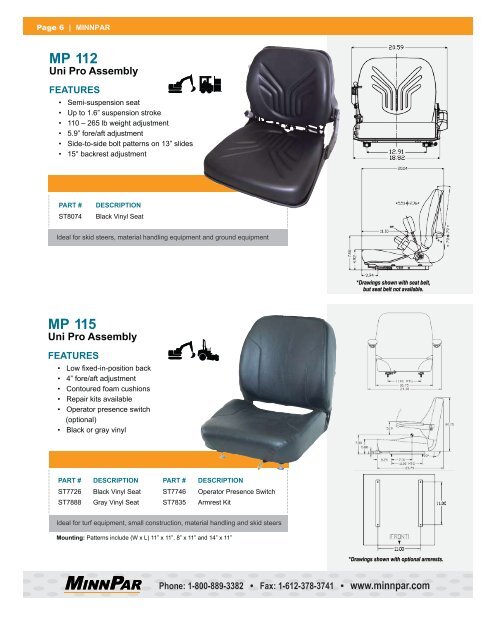 Download Seat Catalog - MinnPar