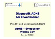 Prof. Dr. D. Eich, Diagnostik ADHS bei Erwachsenen - UPD