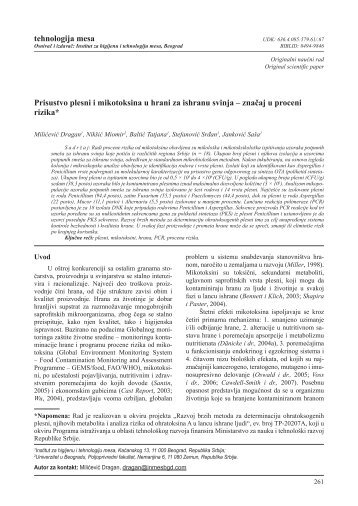 korica 5-6 2009.cdr - Institut za higijenu i tehnologiju mesa