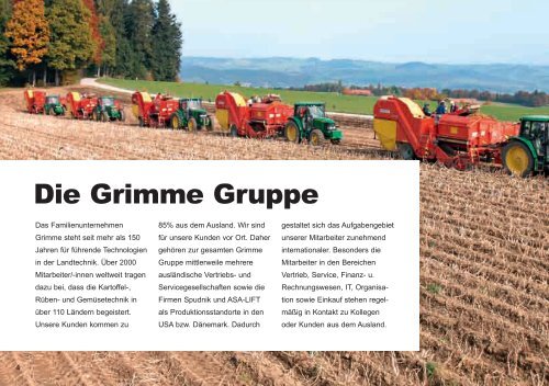 Duales Studium und Berufseinstieg - bei Grimme