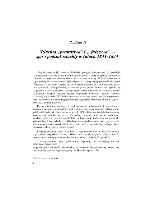 Deklasacja drobnej szlachty na Litwie i BiaÅorusi w XIX wieku