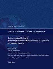 here - Center on International Cooperation - New York University