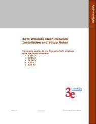 3eTI Mesh Installation Notes v2.1 - Ultra Electronics, 3eTI