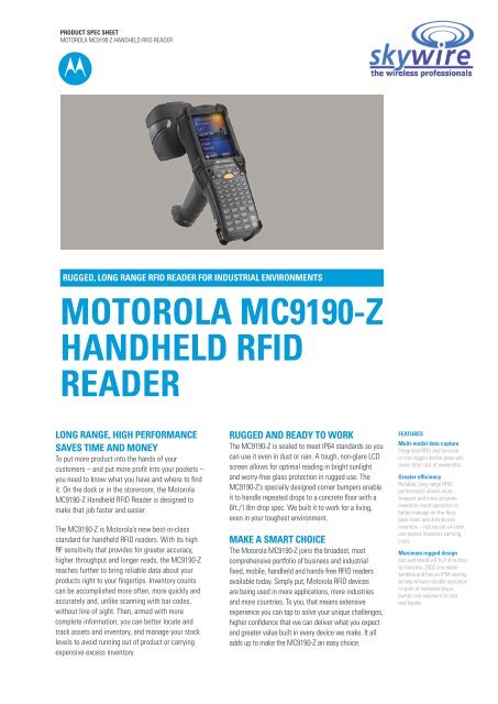Touch Screen Digitizer for Motorola Symbol MC9190-G MC9190-Z Handheld 