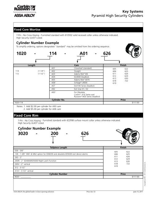 Key Systems Key Blanks Se