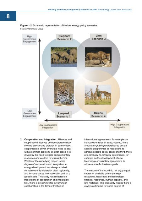 Deciding the Future: Energy Policy Scenarios to 2050