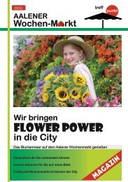 Aalener Wochenmarkt Magazin