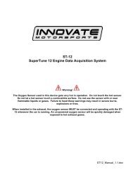 ST-12 Manual - Innovate Motorsports