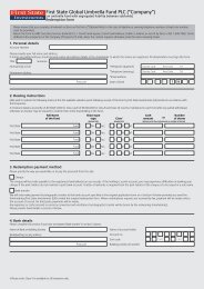 First State Global Umbrella Fund - Redemption Form - Unexpected ...